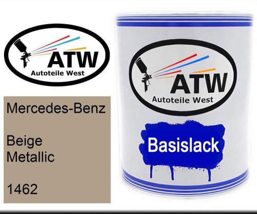 Mercedes-Benz, Beige Metallic, 1462: 1L Lackdose, von ATW Autoteile West.